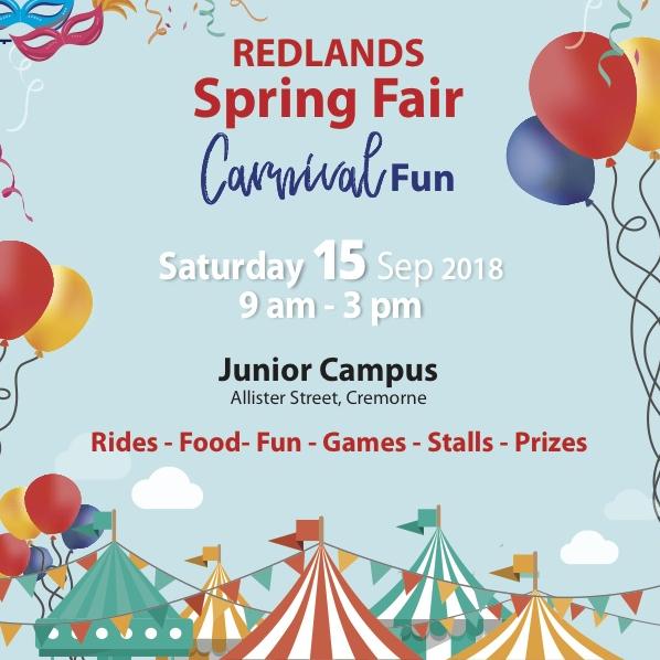Redlands School Spring Fair is on again 