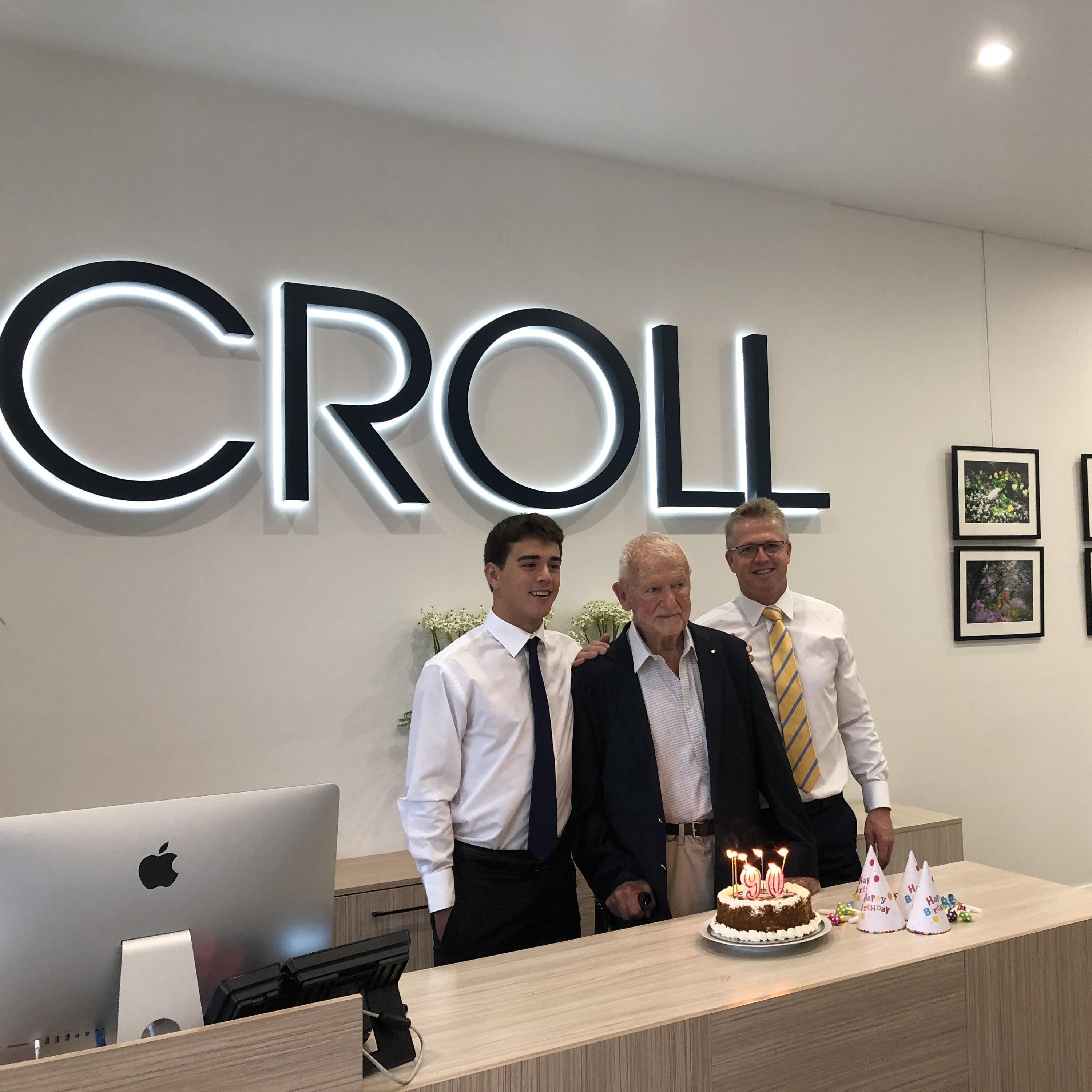 Chairman of the Board Turns 90 - 3 Croll Generations